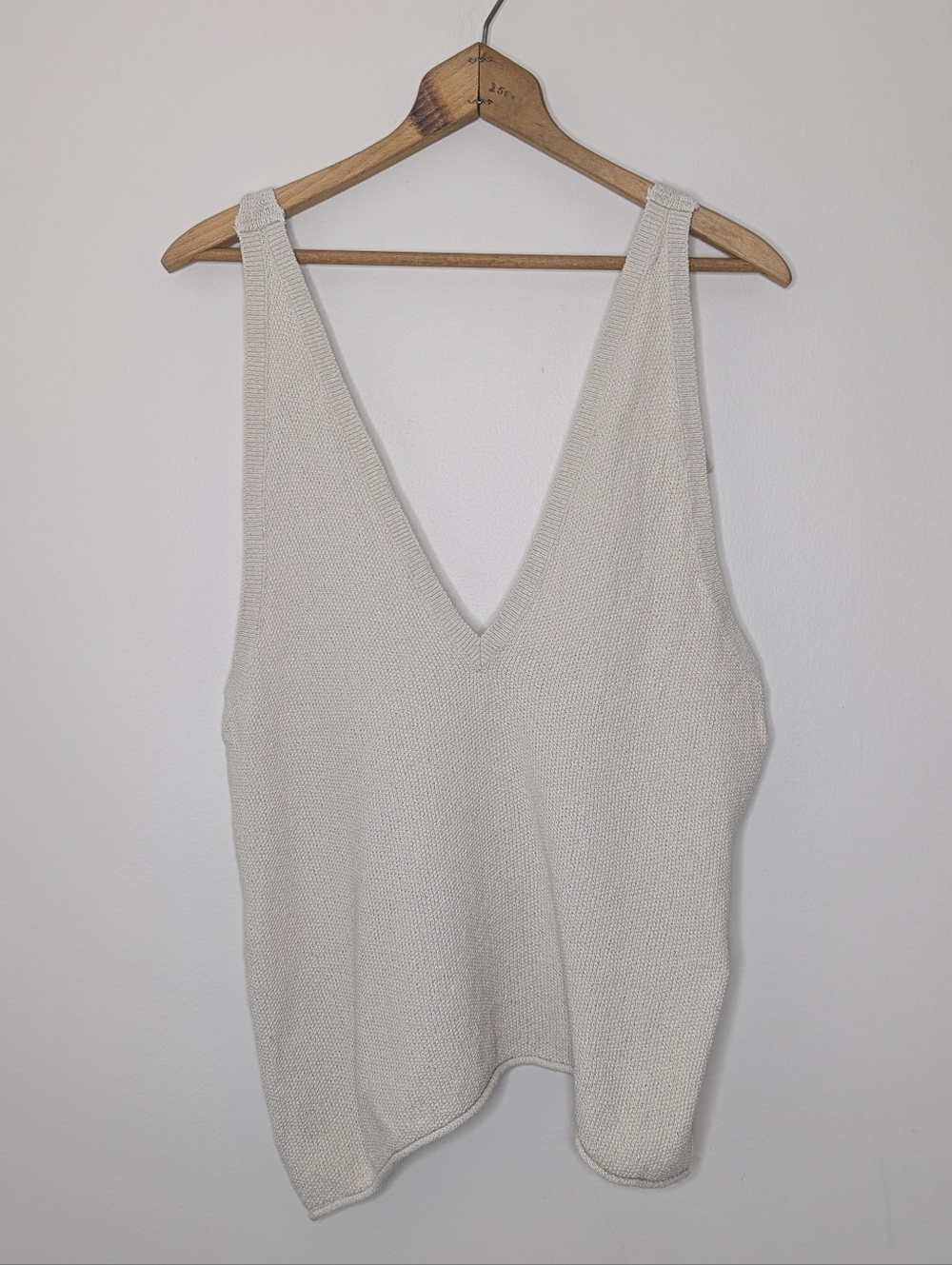 Free People Beach Women's Adjustable Tie V-Neck Sweater Knit Tank Top Size S